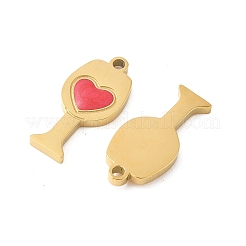 304 Stainless Steel Enamel Pendants&nbsp;STAS-R168-15G