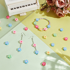 250Pcs 5 Colors Opaque Acrylic Beads&nbsp;OACR-PH0004-71