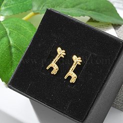 304 Stainless Steel Stud Earrings for Women&nbsp;STAS-Z117-15G-01