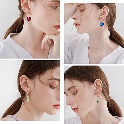 DIY Geometry Drop Earring Making Kits&nbsp;DIY-SZ0007-90