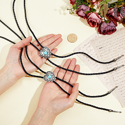 2Pcs PU Leather Bolo Tie Necklaces&nbsp;NJEW-ME0001-22A