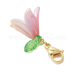 Acrylic Morning Glory Pendant Decorations&nbsp;HJEW-JM02861