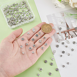 160Pcs 16 Styles Tibetan Style Alloy Beads&nbsp;FIND-GA0004-72