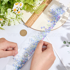 1 Roll Flower Pattern Stickers PET Adhesive Tape&nbsp;DIY-GF0012-37
