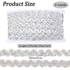 2Pcs Polyester Paillette Beads&nbsp;OCOR-CP0001-31B