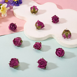 10Pcs Preserved Rose Pendants&nbsp;KY-TA0001-59B