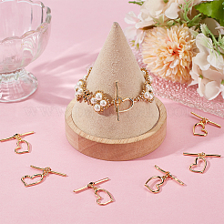 8Pcs Brass Toggle Clasps&nbsp;KK-BBC0018-89