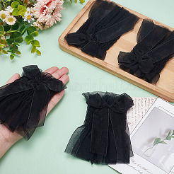 Bowknot Nylon Lace Sleeves&nbsp;DIY-WH0888-538B