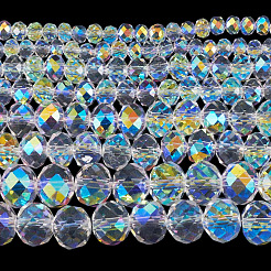 4 Starnds 4 Styles AB Color Plated Transparent Electroplate Beads Strands&nbsp;EGLA-TA0013-79