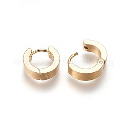 304 Stainless Steel Huggie Hoop Earrings&nbsp;X-EJEW-O087-09A