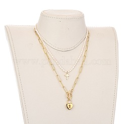 Pendant Necklaces Sets&nbsp;NJEW-JN02973-02