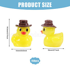 150Pcs Resin Duck Sculpture Display Decorations&nbsp;DJEW-CA0001-51
