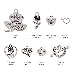 8 Style Tibetan Style Alloy Pendants&nbsp;FIND-LS0001-33AS