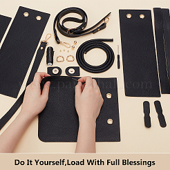 DIY Imitation Leather Sew on Women's Crossbody Bucket Bag Making Kit&nbsp;DIY-WH0495-07A