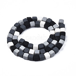 Handmade Polymer Clay Beads Strands&nbsp;CLAY-S092-76A