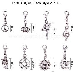 Alloy Pendants&nbsp;HJEW-PH0001-03AS