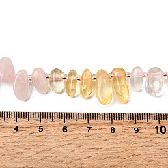 Chakra Natural Amethyst & Rose Quartz & Quartz Crystal & Citrine & Green Aventurine Beads Strands&nbsp;G-Z091-A11