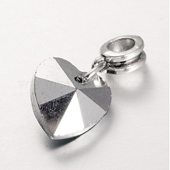Large Hole Alloy European Dangle Charms&nbsp;PALLOY-JF00041-04