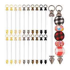30Pcs 5 Colors Alloy Rivet Studs Pyramid Spikes&nbsp;FIND-PH0021-67