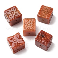 Natural Myanmar Jade Dyed Carved Beads&nbsp;GG-CBABA9C-09