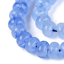 Imitation Jade Crackle Glass Beads Strands&nbsp;GLAA-Q108-05A-A02
