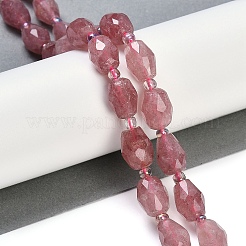 Natural Strawberry Quartz Beads Strands&nbsp;G-G182-D01-01