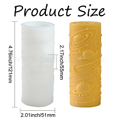 Moon Pattern with Column Silicone Candle Molds&nbsp;ST-CJ0043-069