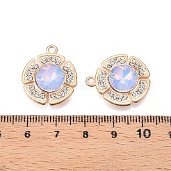 Alloy Glass Pendants&nbsp;PALLOY-N176-72KCG-01