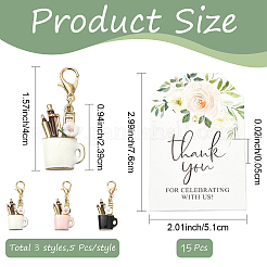 Alloy Enamel Keychains&nbsp;HJEW-YW00363