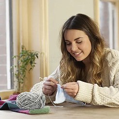 Soft Crocheting Polyester Yarn&nbsp;YCOR-FZC0001-01H