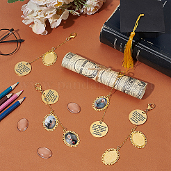 DIY Alloy Graduation Cap Pendant Decoration Making Kits&nbsp;HJEW-UN00050