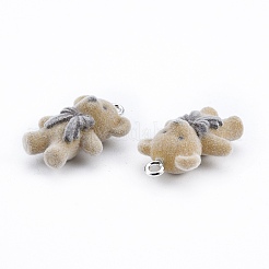 Opaque Resin Pendants&nbsp;X-RESI-G047-20