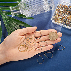 120Pcs 12 Style Brass Linking Rings&nbsp;KK-BY0001-02