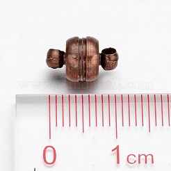 Brass Magnetic Clasps with Loops&nbsp;KK-H361-R