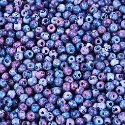 Picasso Glass Seed Beads&nbsp;GL-N001-01B-03