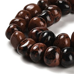 Natural Mahogany Obsidian Beads Strands&nbsp;G-G053-C03-01