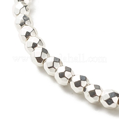 Synthetic Hematite Beads Energy Stretch Bracelet for Teen Girl Women&nbsp;BJEW-JB07033-01