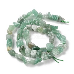 Raw Rough Natural Green Aventurine Beads Strands&nbsp;G-B065-C18