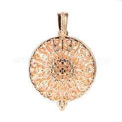 Alloy Diffuser Locket Pendants&nbsp;PALLOY-Q331-33-M