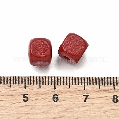 Spray Painted Wooden Beads&nbsp;WOOD-P021-01B-12