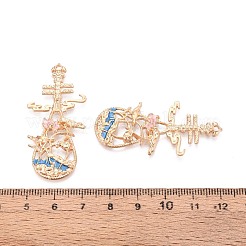 Alloy and Enamel Pendants&nbsp;PALLOY-T092-52KCG