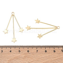 Brass Pendants&nbsp;KK-CBA3EDE-03G