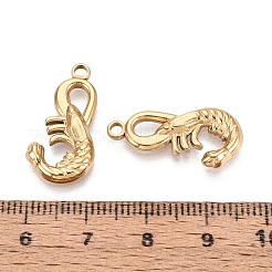 304 Stainless Steel Pendants&nbsp;STAS-N115-62G