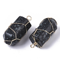 Natural Mixed Gemstone Pendants&nbsp;G-R458-01