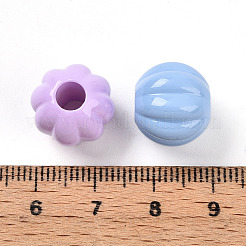 Opaque Acrylic European Large Hole Beads&nbsp;OACR-I015-66