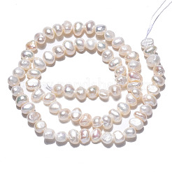 Natural Cultured Freshwater Pearl Beads Strands&nbsp;PEAR-N014-04A