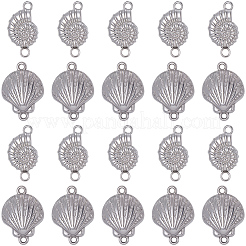 20Pcs 2 Styles 304 Stainless Steel Connector Charms&nbsp;STAS-BBC0007-67P