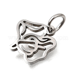 304 Stainless Steel Charms&nbsp;SA-CBA4CE0-01P-D