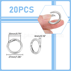 20Pcs Zinc Alloy Spring Gate Rings&nbsp;FIND-UN0003-71
