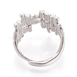 Brass Cup Peg Ring Settings&nbsp;KK-N274-37P